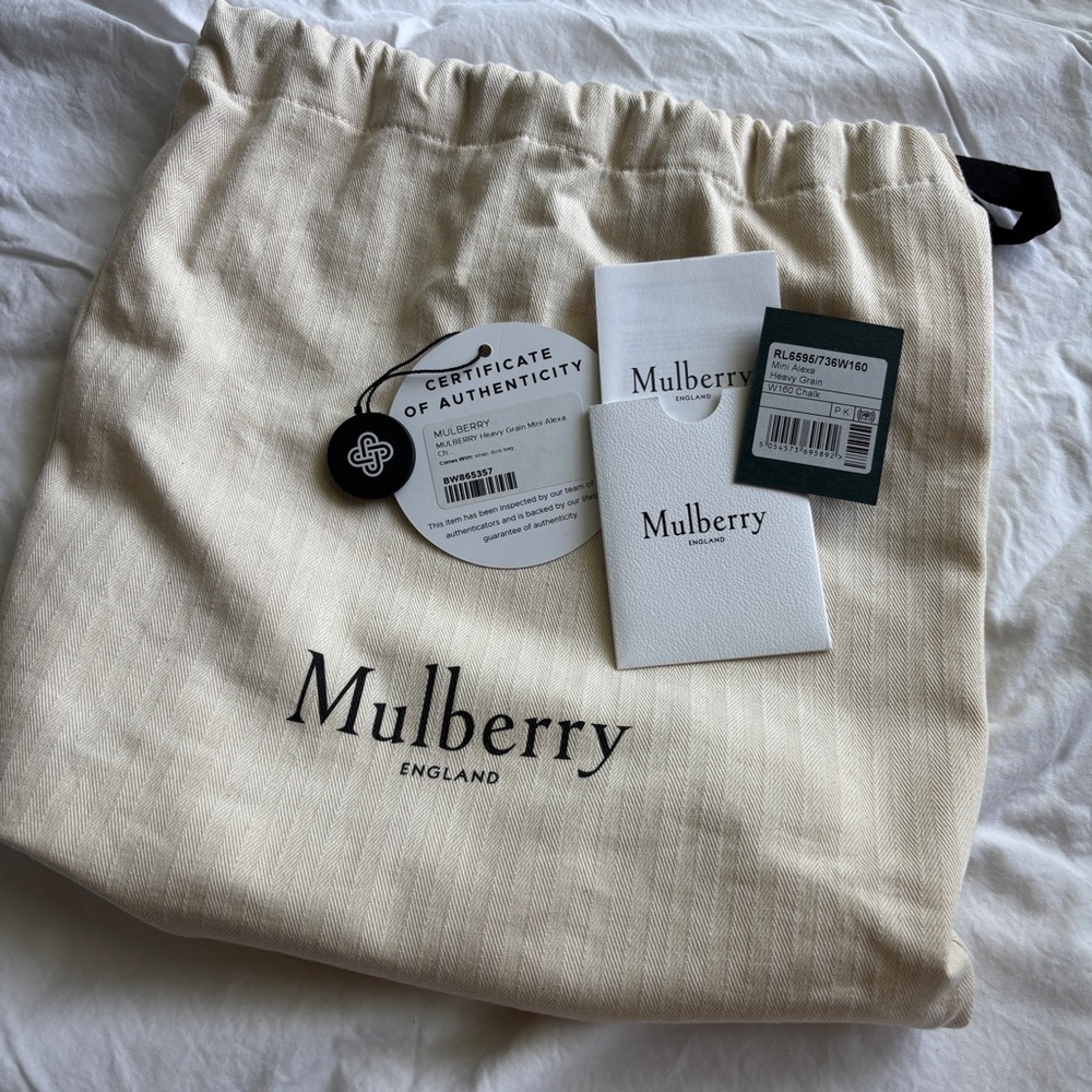 Mulberry Mini Alexa in Chalk - Picture 16 of 17